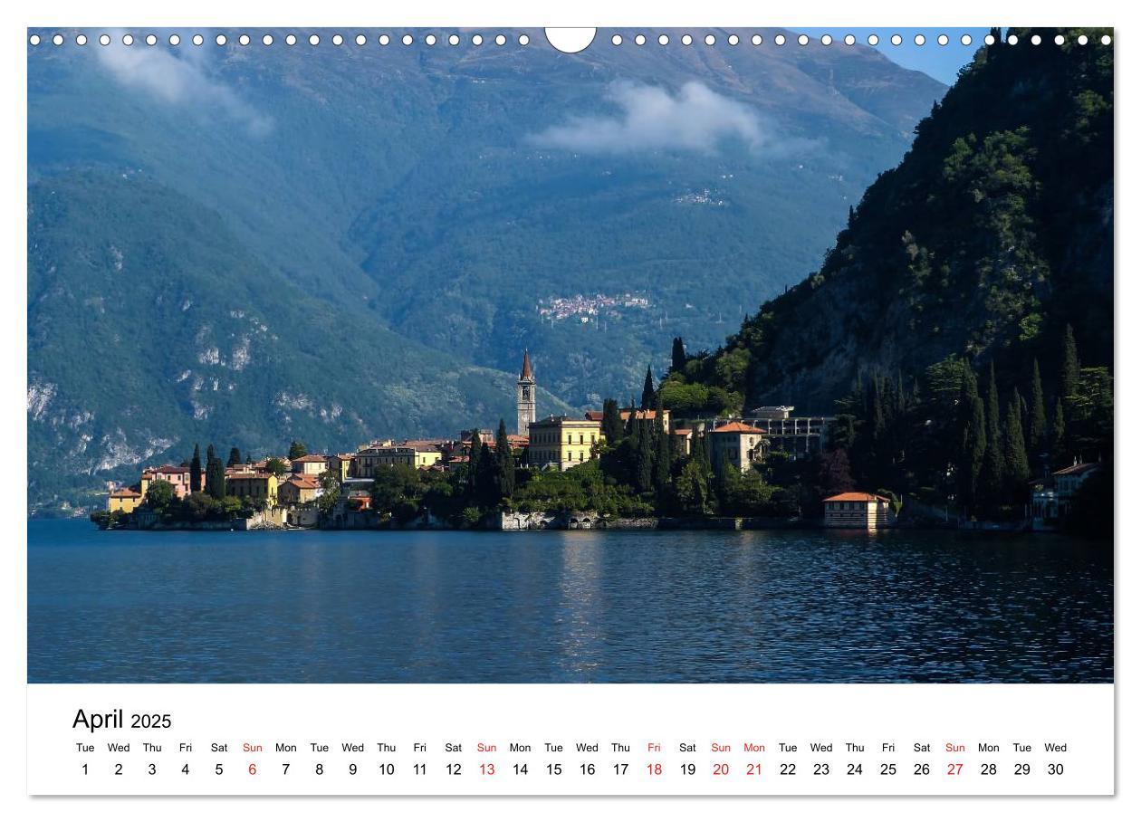 Bild: 9781325993970 | Impressions from Lake Como / UK-Version (Wall Calendar 2025 DIN A3...