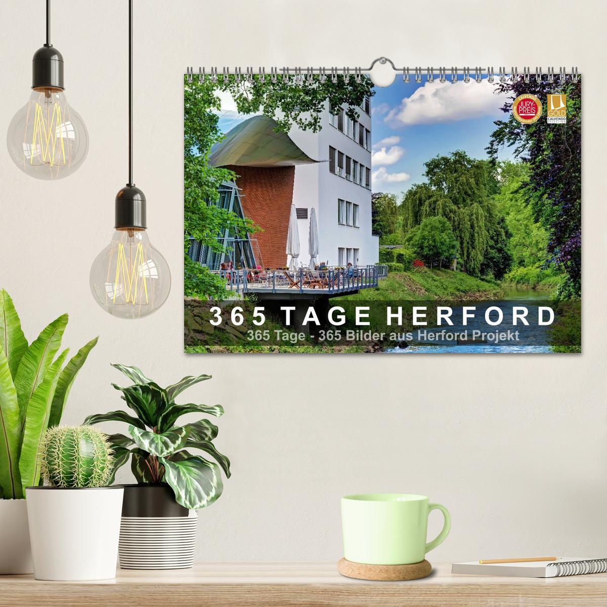 Bild: 9783435648641 | 365 Tage Herford (Wandkalender 2025 DIN A4 quer), CALVENDO...