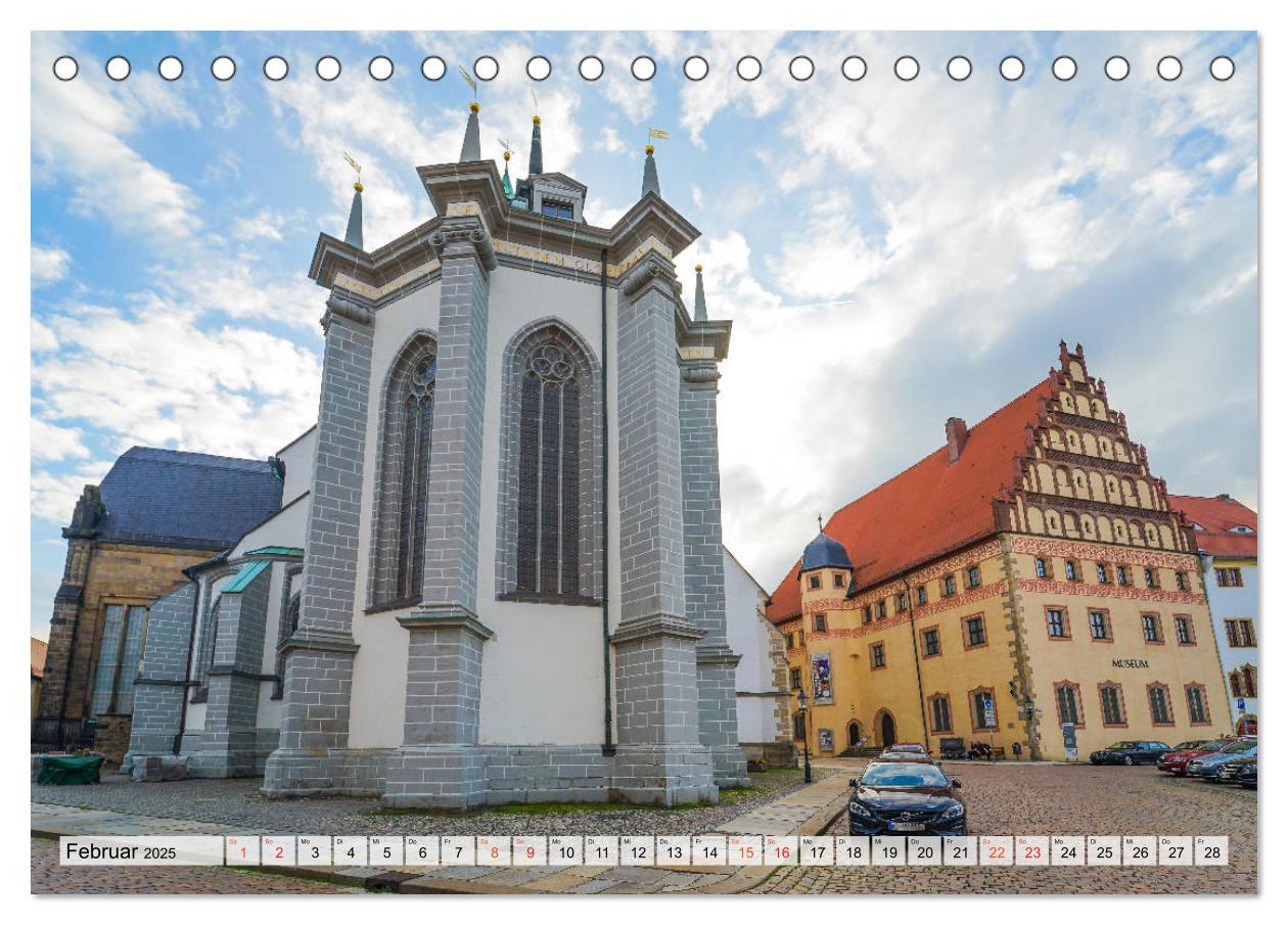 Bild: 9783435316212 | Freiberg Impressionen (Tischkalender 2025 DIN A5 quer), CALVENDO...