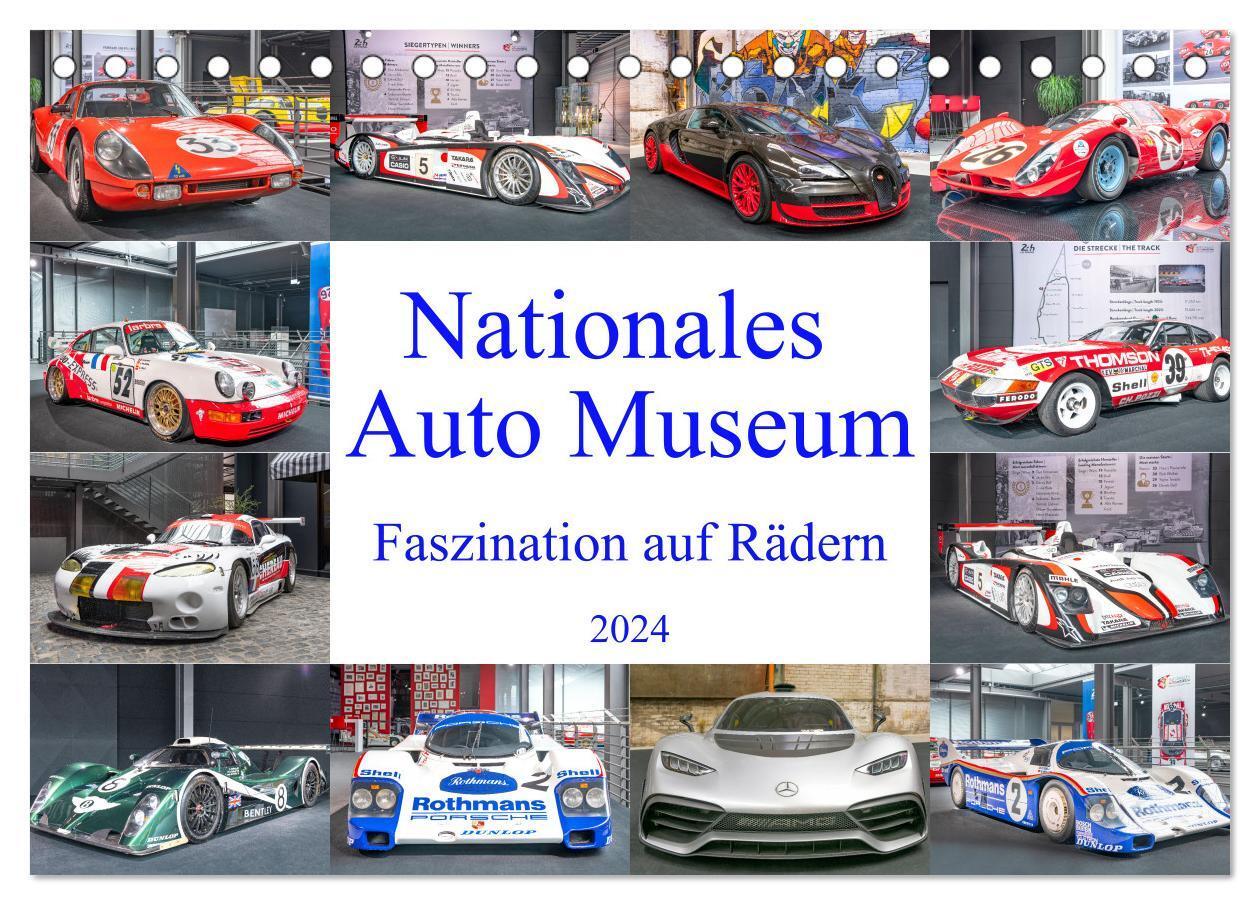 Cover: 9783383756122 | Nationales Auto Museum, Faszination auf Rädern (Tischkalender 2024...