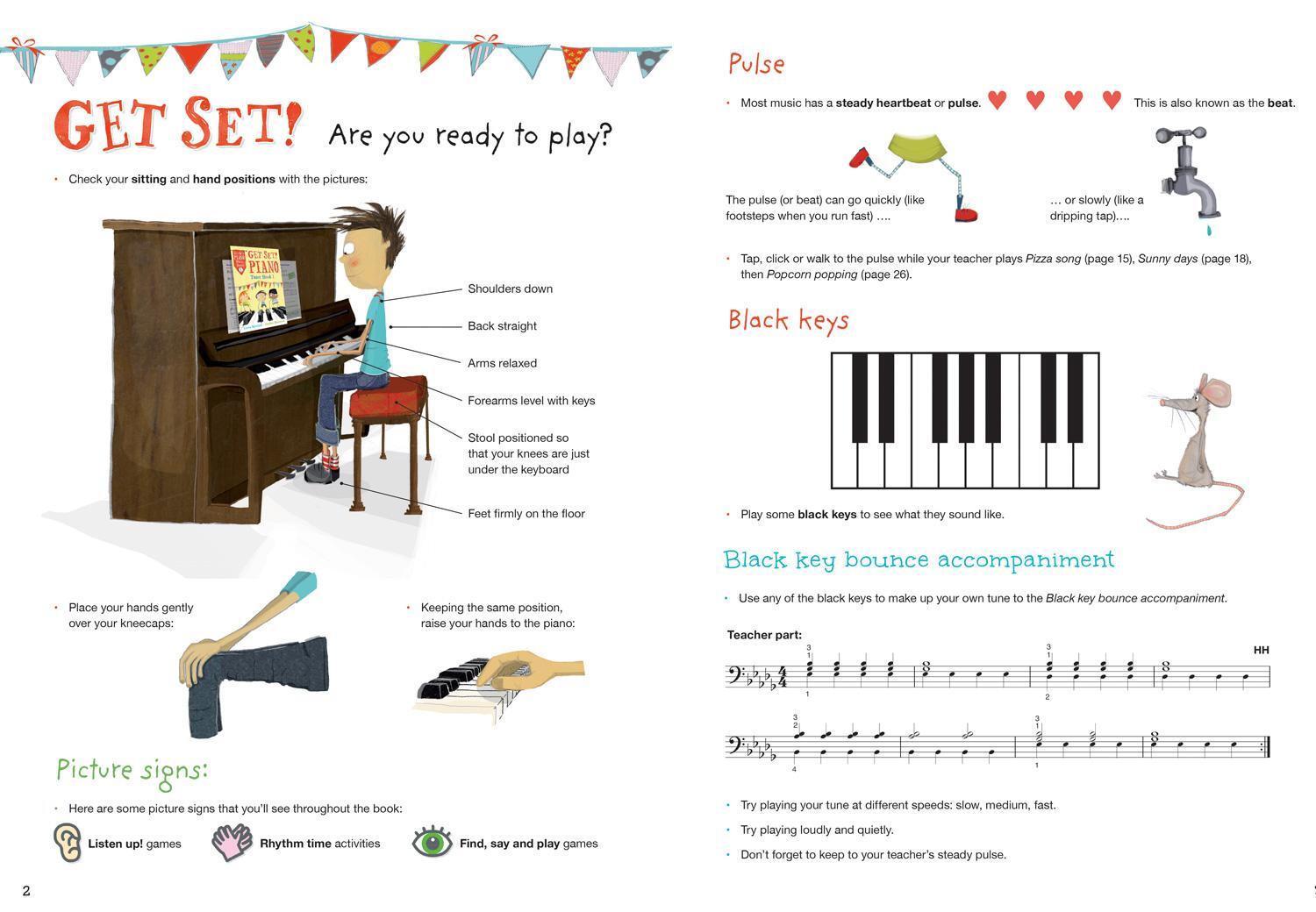 Bild: 9781408179468 | Get Set! Piano Tutor Book 1 | Heather Hammond (u. a.) | Taschenbuch