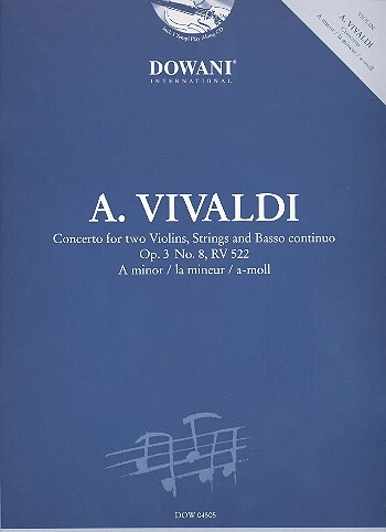 Cover: 9783905476705 | Concerto a-minor Op.3 No.8 RV 522 | Dowani 3 Tempi Play Along | Dowani