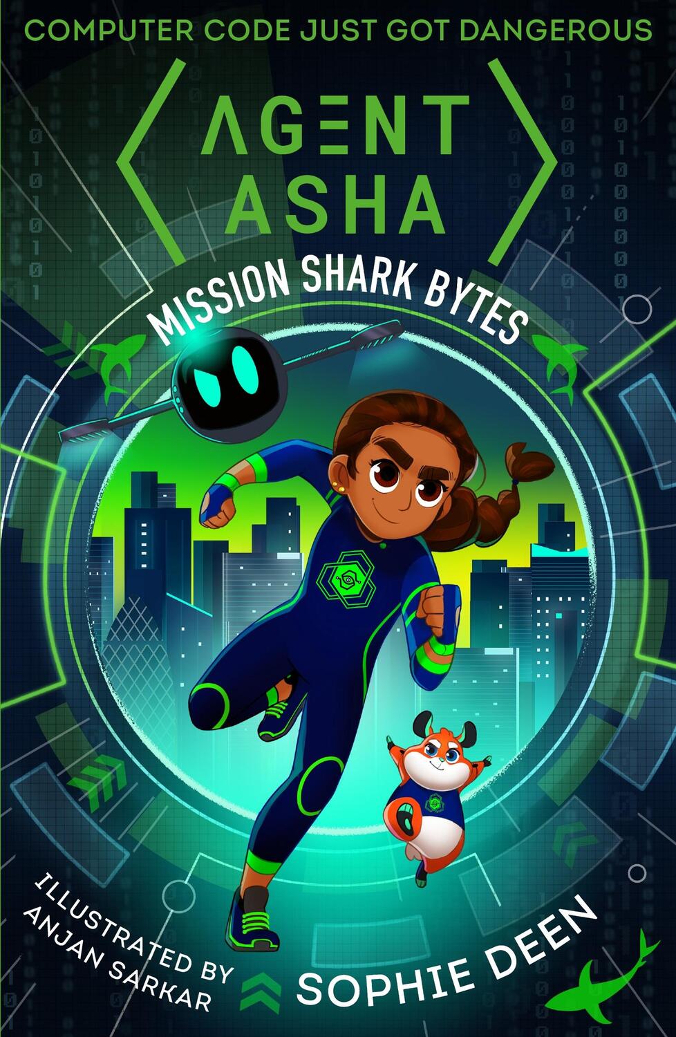 Cover: 9781406382723 | Agent Asha: Mission Shark Bytes | Sophie Deen | Taschenbuch | Englisch