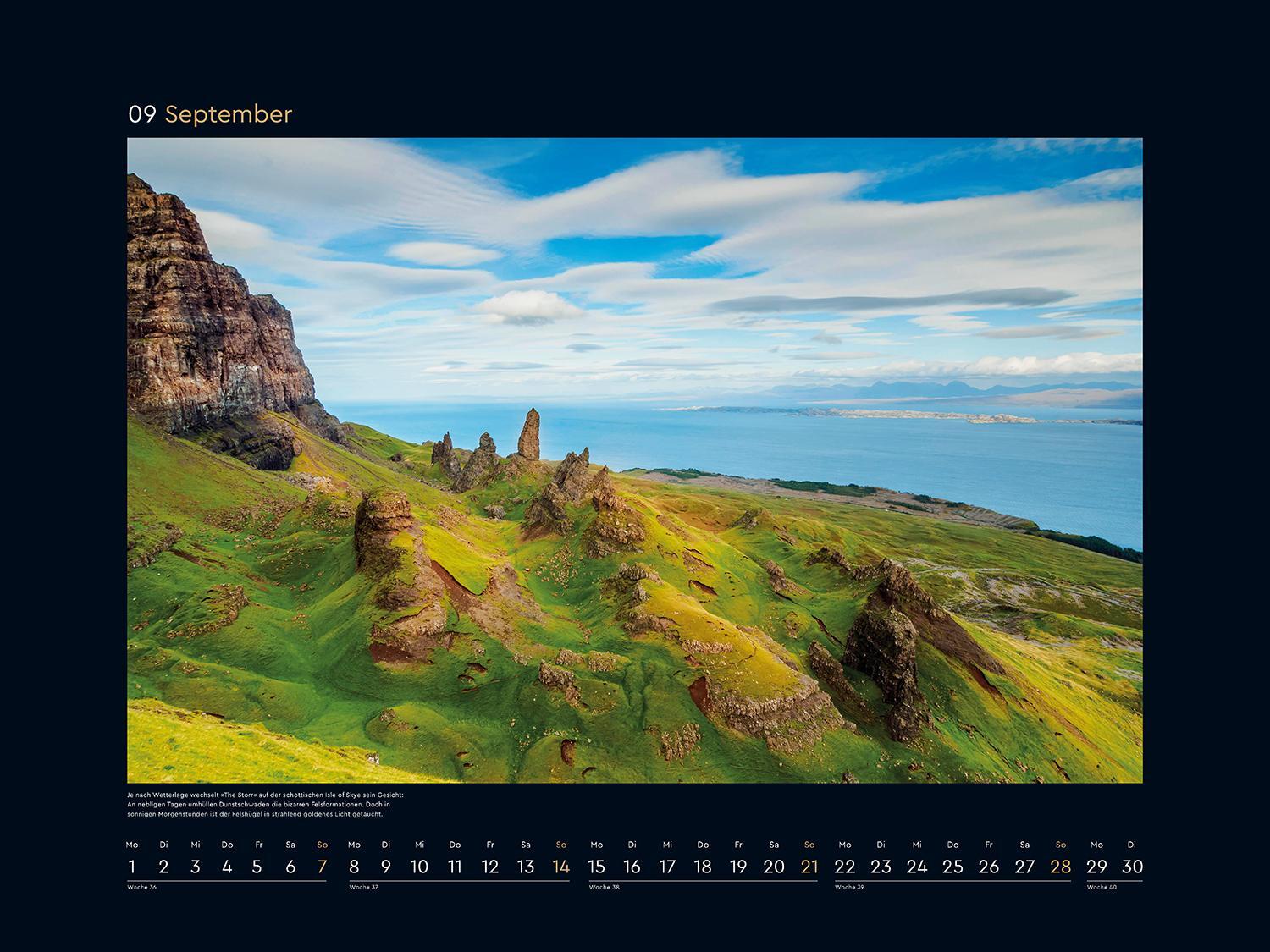 Bild: 9783965913394 | Farben der Erde Europa - KUNTH Wandkalender 2025 | Kalender | 14 S.