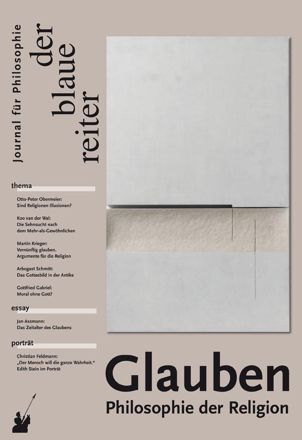 Cover: 9783933722829 | Der Blaue Reiter. Journal für Philosophie / Glauben | Assmann (u. a.)