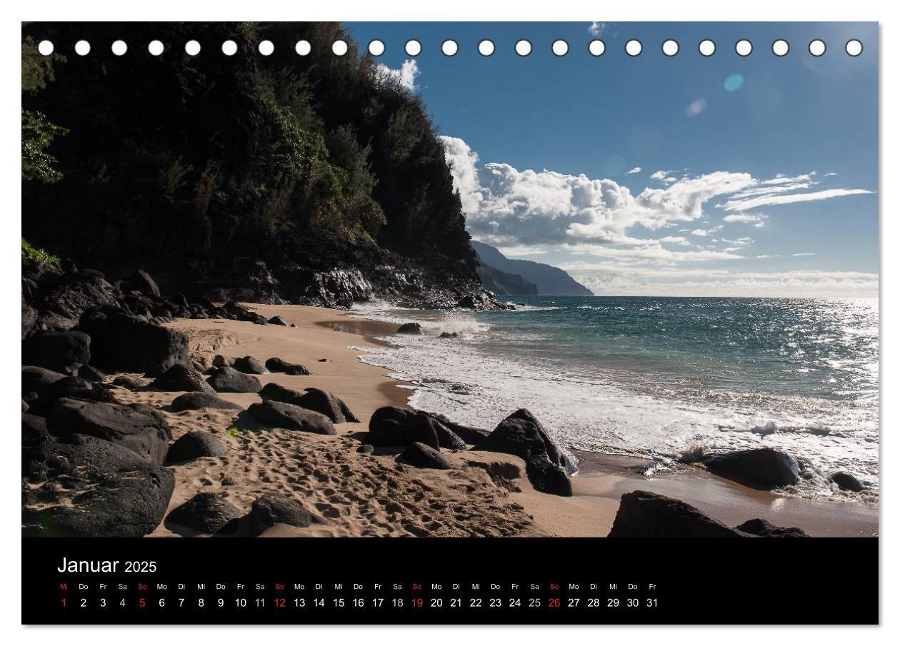 Bild: 9783435742240 | Hawaii - Kauai (Tischkalender 2025 DIN A5 quer), CALVENDO...