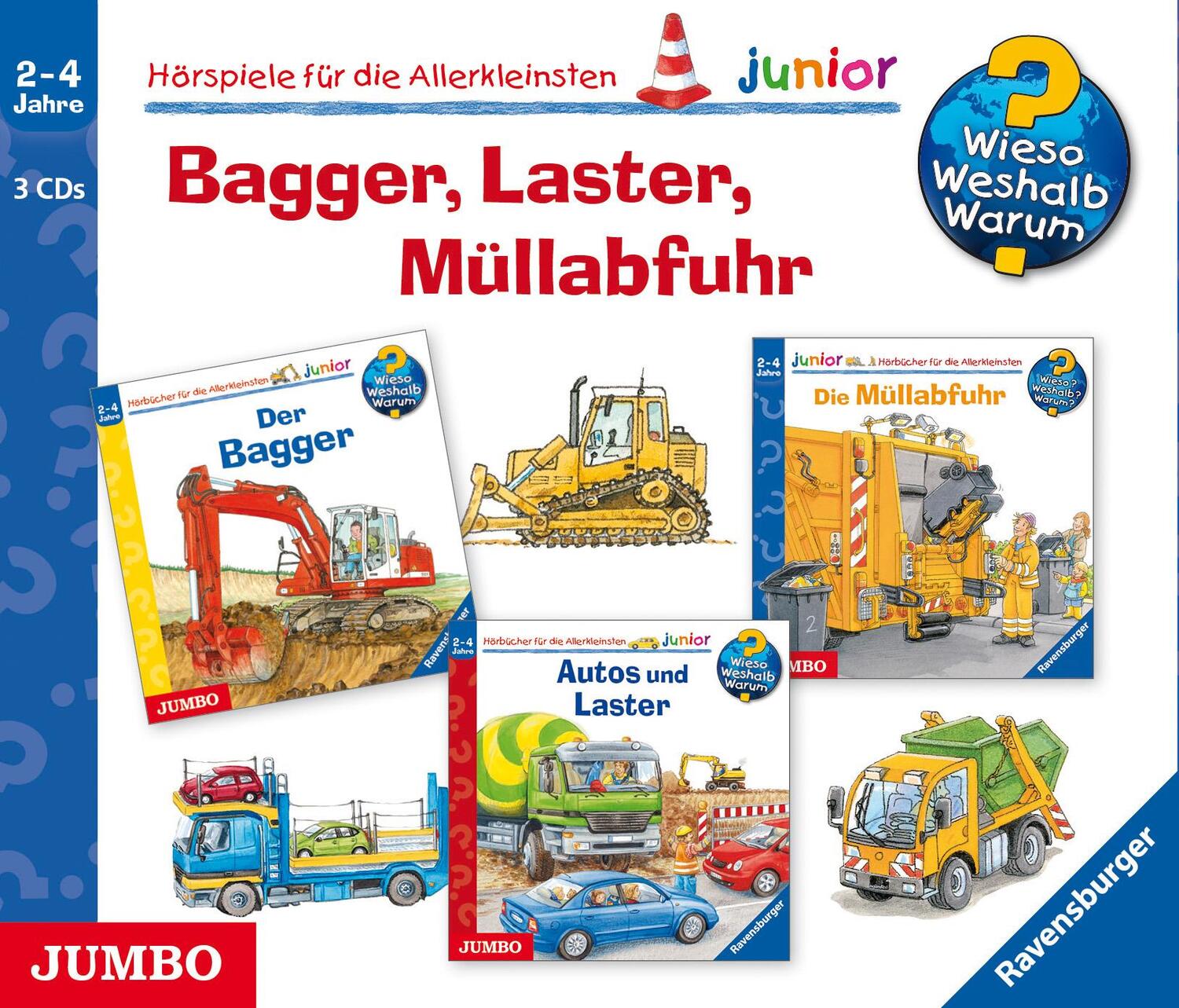 Cover: 9783833737350 | Bagger, Laster, Müllabfuhr | Andrea Erne (u. a.) | Audio-CD | Deutsch