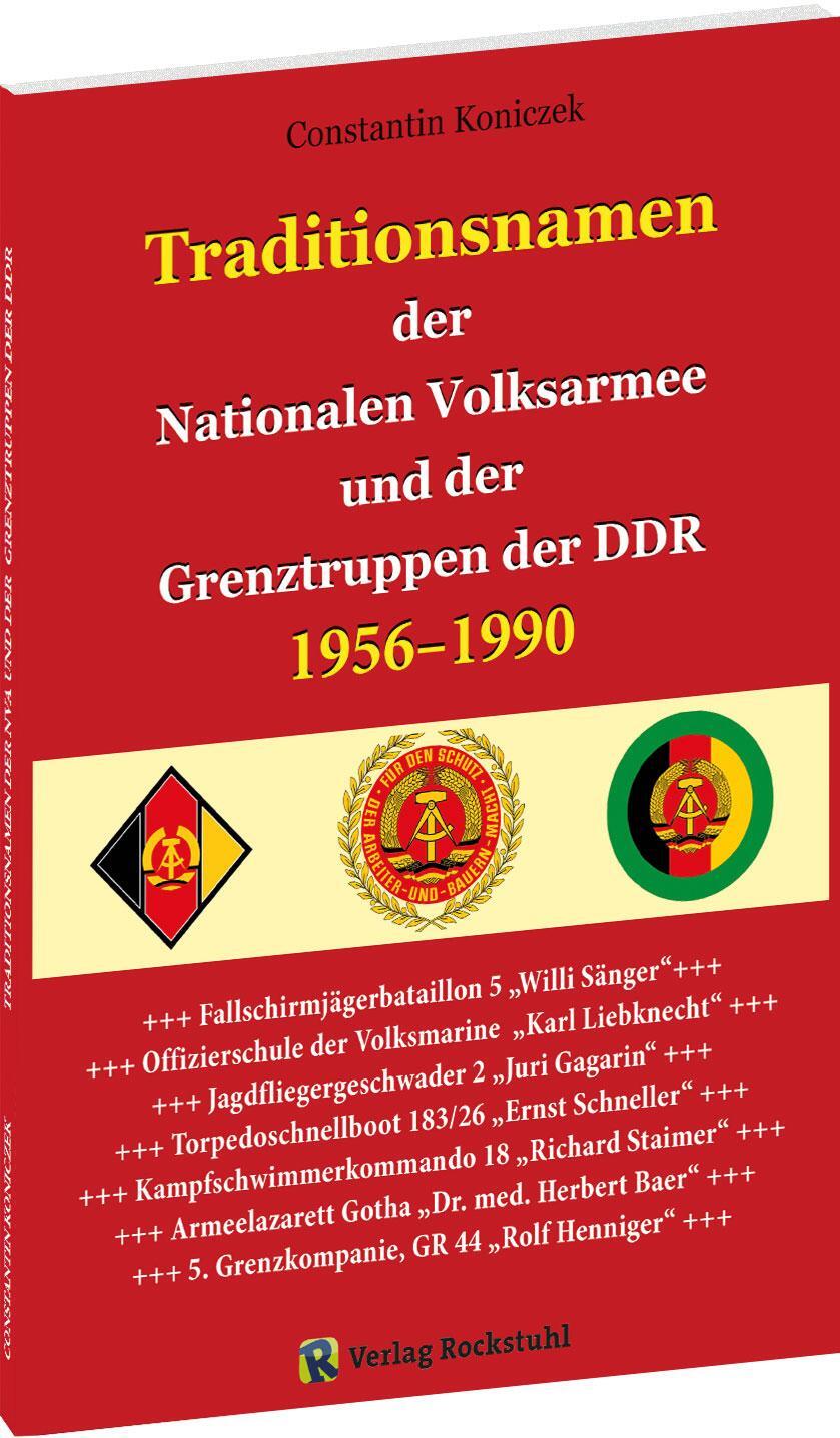 Cover: 9783959666817 | Traditionsnamen in NVA und Grenztruppen 1956-1990 | Koniczek | Buch
