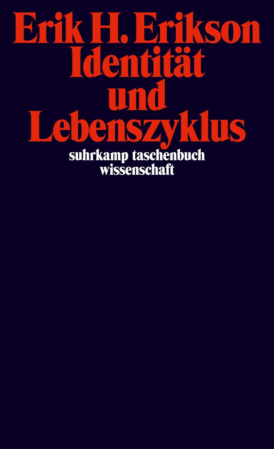 Cover: 9783518276167 | Identität und Lebenszyklus | Drei Aufsätze | Erik H. Erikson | Buch