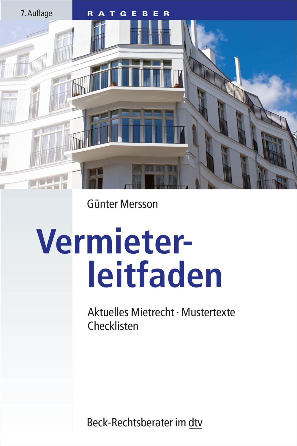 Cover: 9783423512435 | Vermieterleitfaden | Günter Mersson | Taschenbuch | XXII | Deutsch