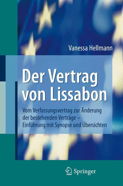 Cover: 9783540764076 | Der Vertrag von Lissabon | Vanessa Hellmann | Taschenbuch | Paperback