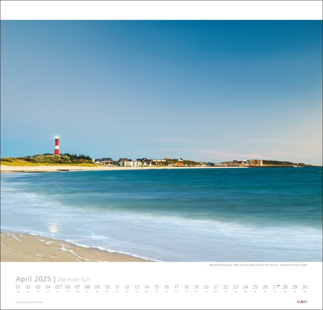 Bild: 9783964023100 | Die Insel Sylt Edition Kalender 2025 - Hans Jessel | Hans Jessel