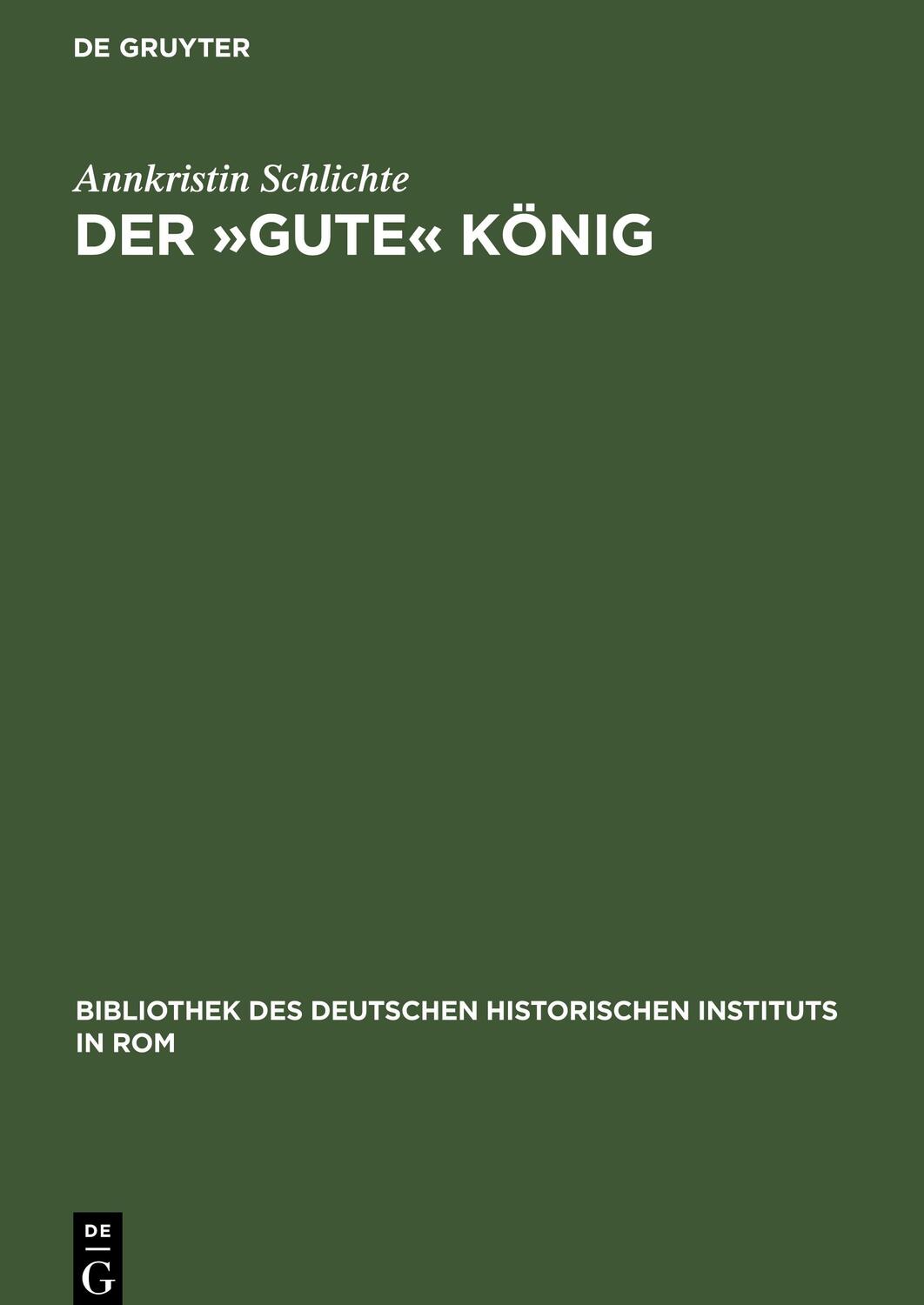 Cover: 9783484821101 | Der »gute« König | Wilhelm II. von Sizilien (1166-1189) | Schlichte
