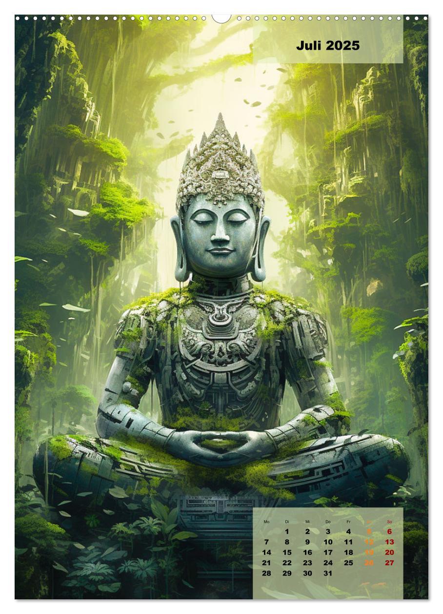 Bild: 9783435857616 | Jade Buddha - Finde die innere Mitte (Wandkalender 2025 DIN A2...