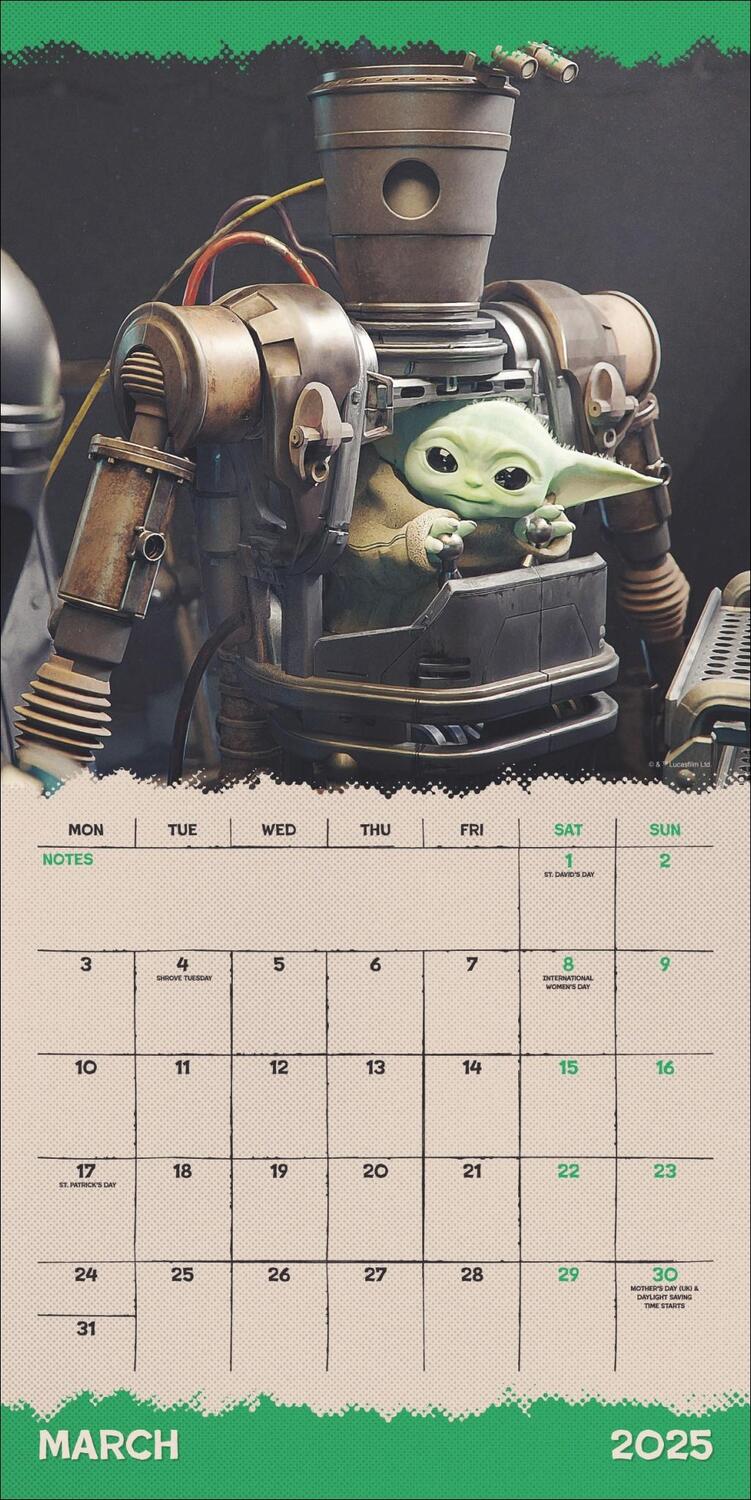 Bild: 9783840196683 | The Mandalorian Broschurkalender 2025 | Heye | Kalender | 28 S. | 2025