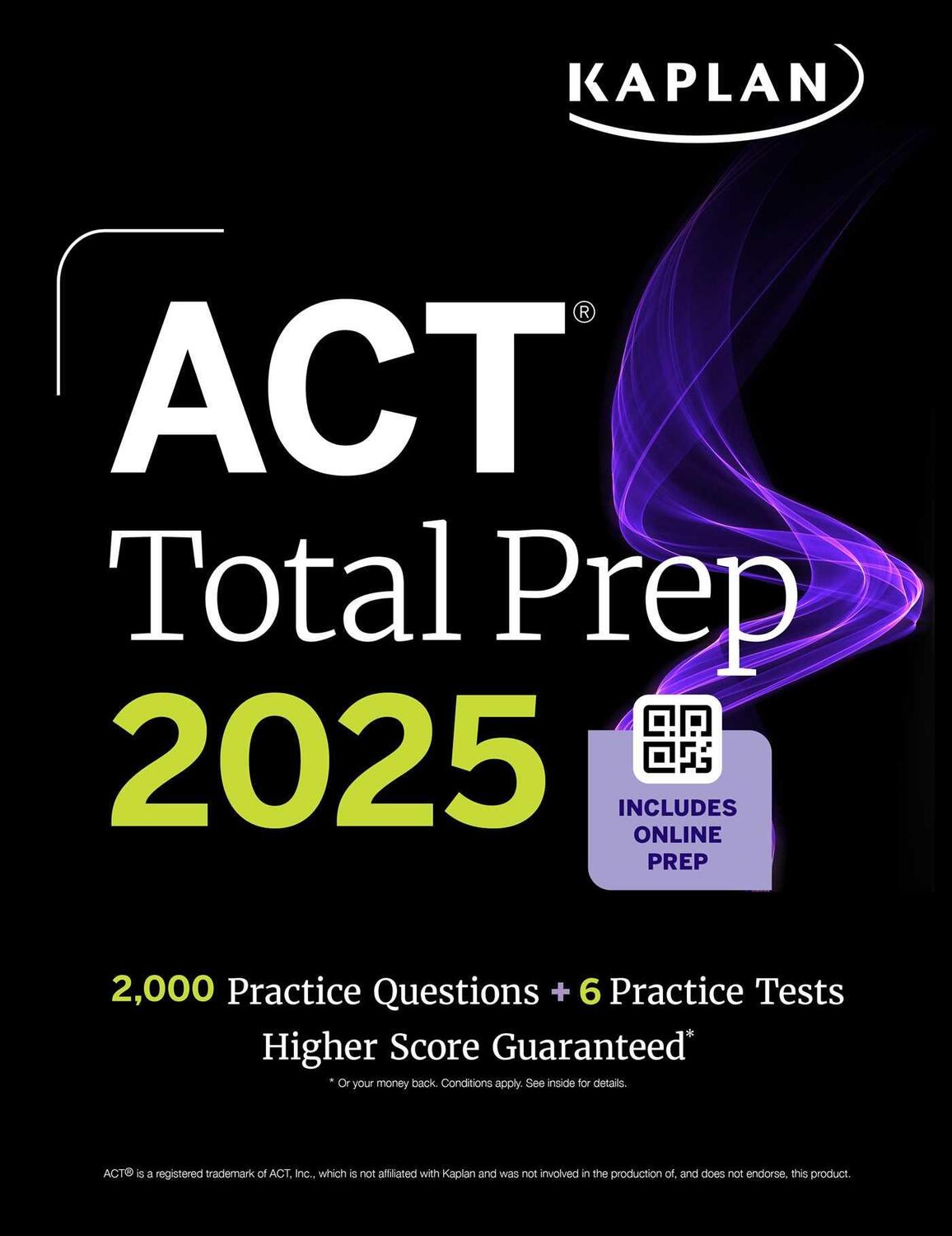 Cover: 9781506290423 | ACT Total Prep 2025: Includes 2,000+ Practice Questions + 6...