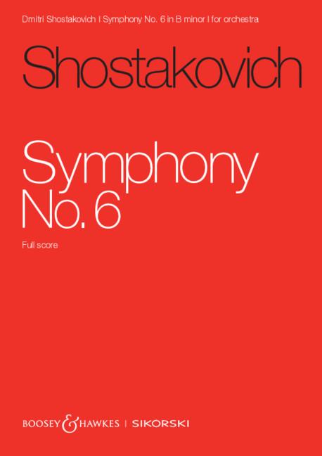 Cover: 9783689030032 | Sinfonie Nr. 6 | op. 54. Orchester. Studienpartitur. | Schostakowitsch