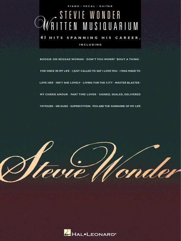 Cover: 73999062885 | Stevie Wonder - Written Musiquarium | Buch | 1999 | Hal Leonard