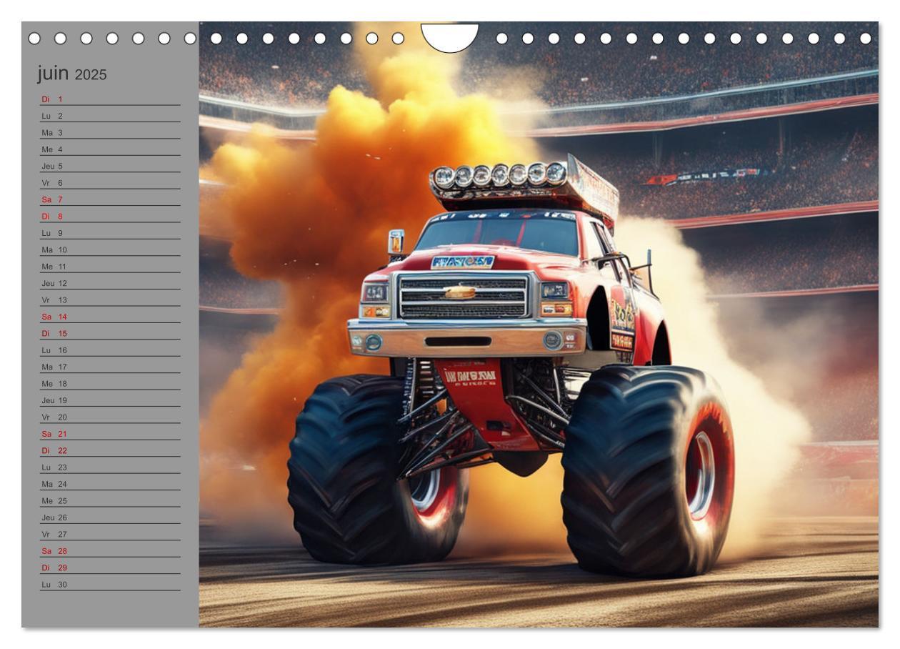 Bild: 9781325925254 | Monster trucks La confrontation ultime (Calendrier mural 2025 DIN...