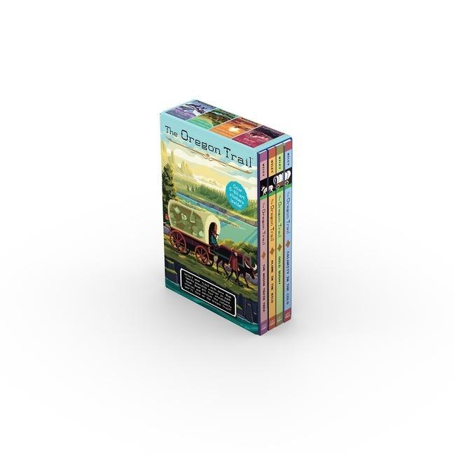 Cover: 9780358051886 | The Oregon Trail Trailblazer 4-Book Paperback Box Set Plus Decals
