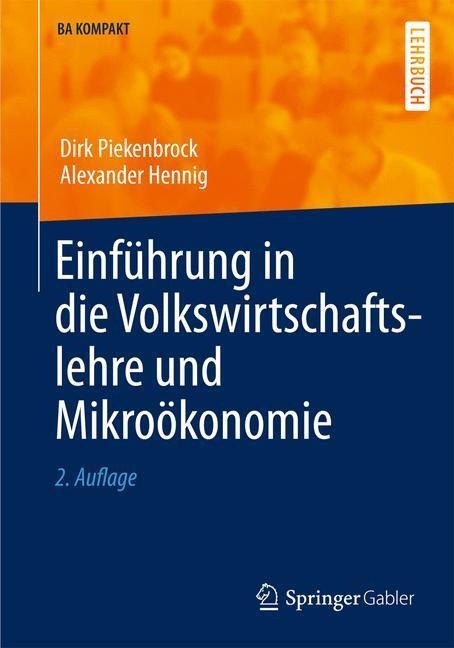 Cover: 9783790828917 | Einführung in die Volkswirtschaftslehre und Mikroökonomie | Buch