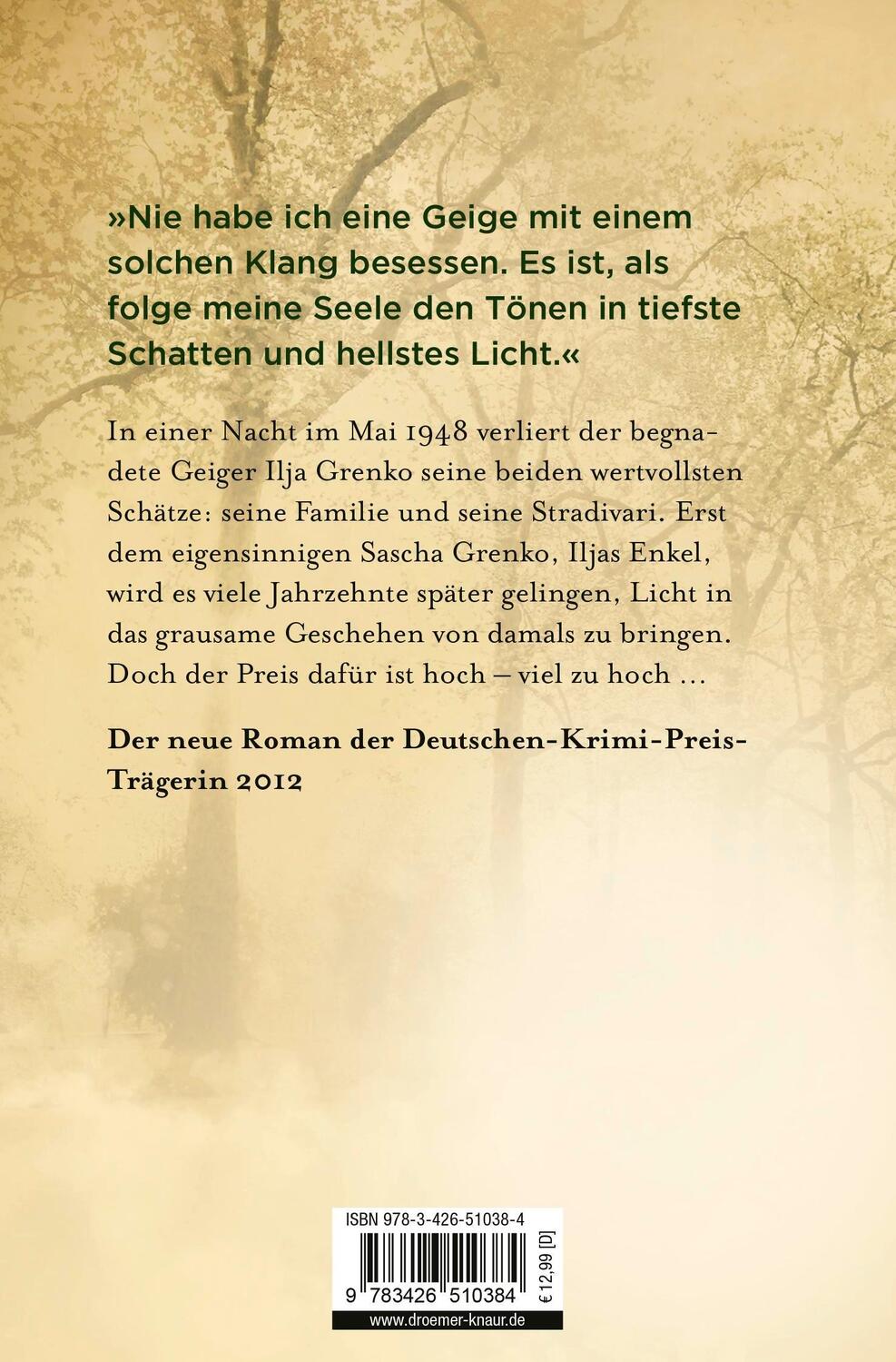 Rückseite: 9783426510384 | Der Geiger | Mechtild Borrmann | Taschenbuch | 304 S. | Deutsch | 2013