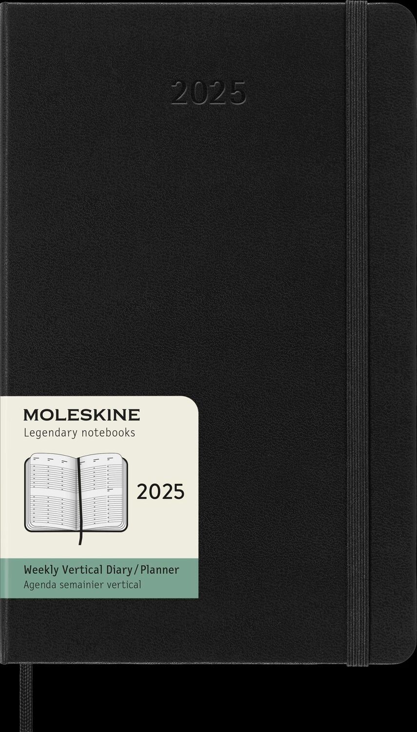 Bild: 8056999270520 | Moleskine Classic 12 Month 2025 Weekly Vertical Planner, Hard...