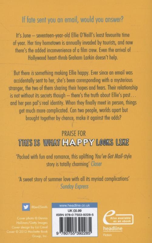 Rückseite: 9780755392285 | This Is What Happy Looks Like | Jennifer E. Smith | Taschenbuch | 2013