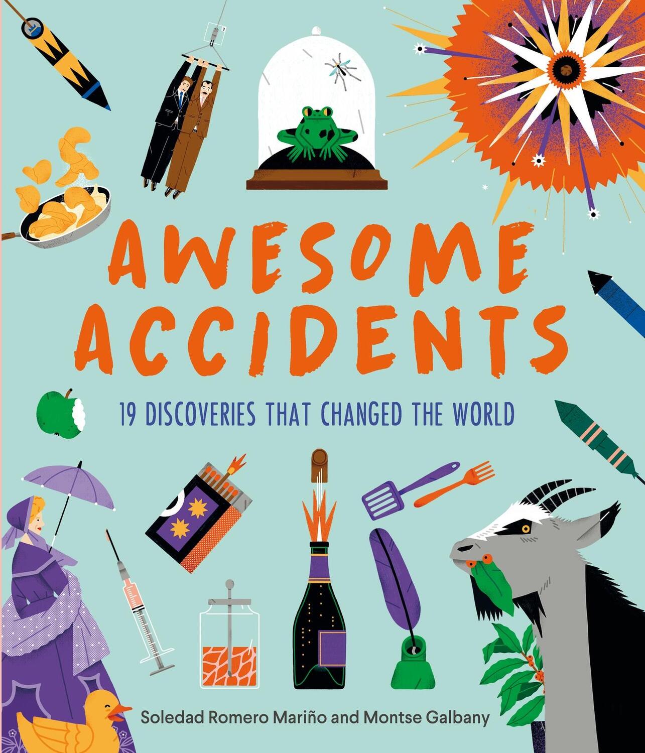 Cover: 9781914519024 | Awesome Accidents | 19 Discoveries that Changed the World | Marino