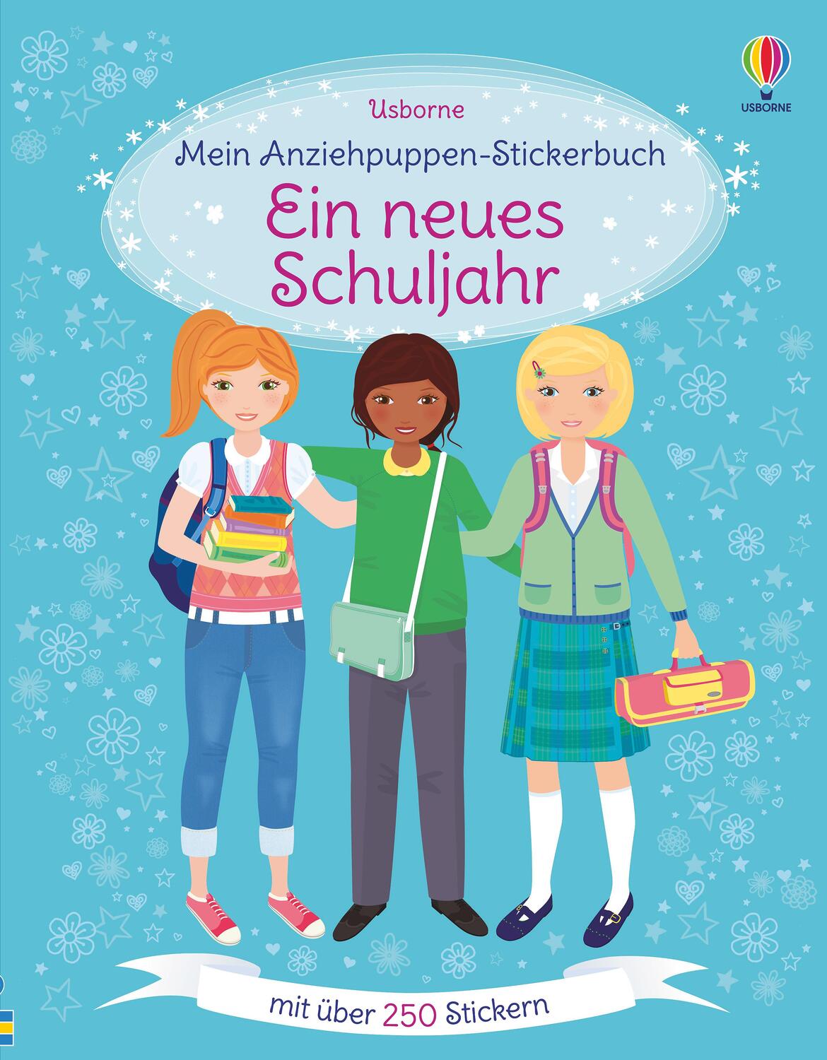 Cover: 9781782324058 | Mein Anziehpuppen-Stickerbuch: Ein neues Schuljahr | Fiona Watt | Buch