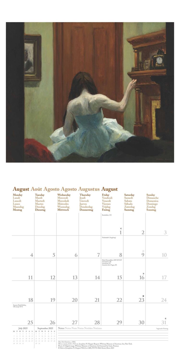 Bild: 4002725987990 | Edward Hopper 2025 - Wand-Kalender - Broschüren-Kalender - 30x30 -...