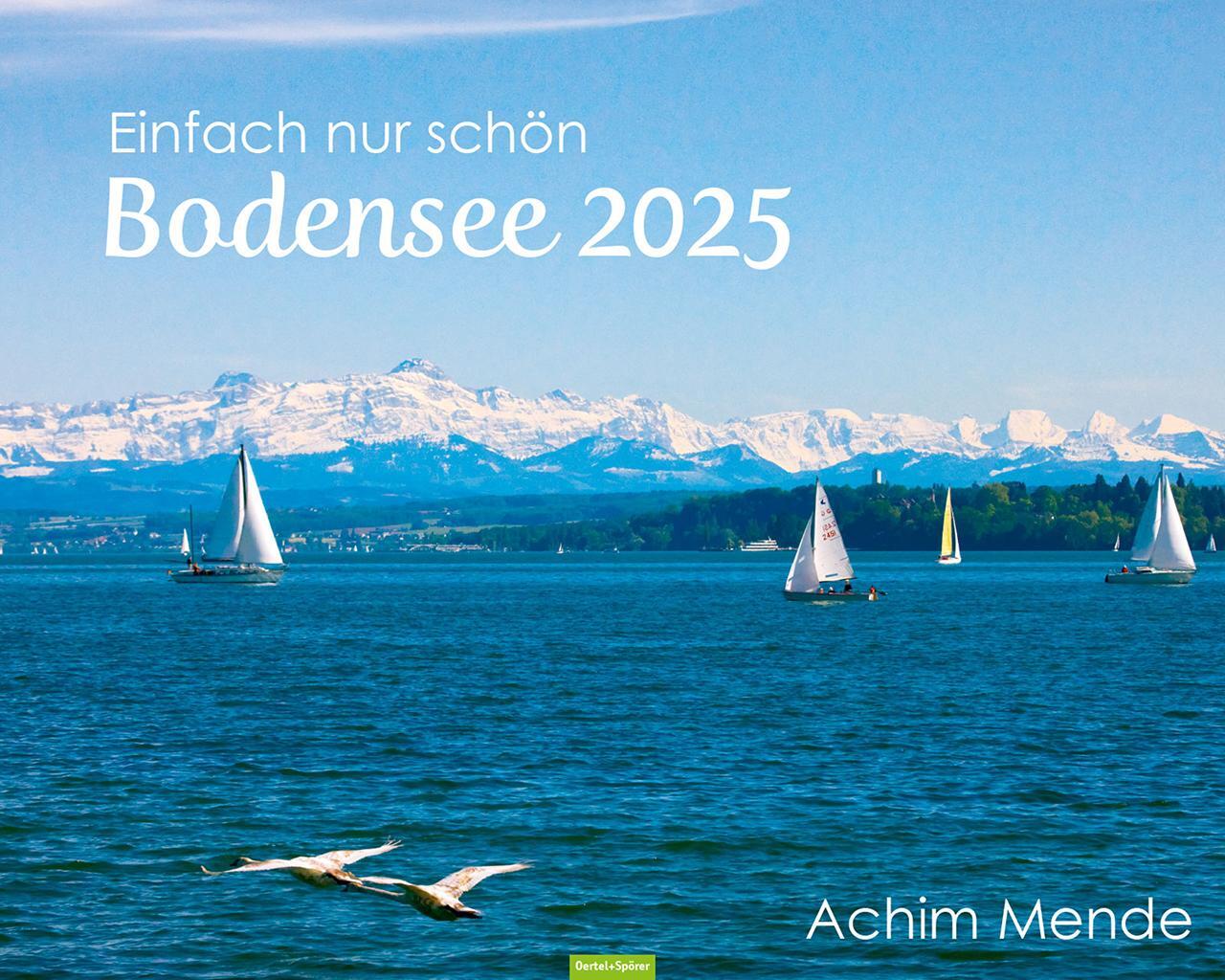 Cover: 9783965551688 | Bodensee 2025 | Achim Mende | Kalender | Vorlagebögen | 13 S. | 2025