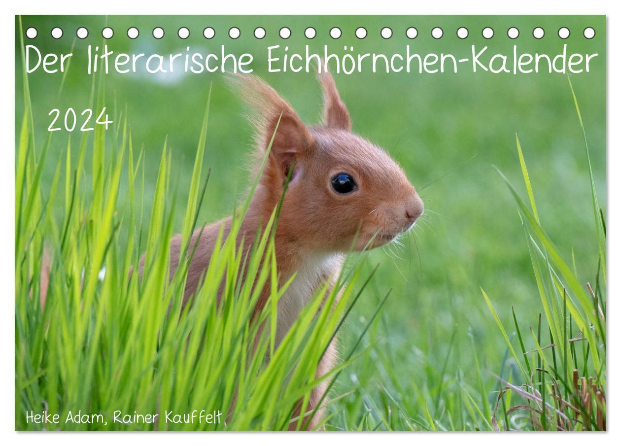 Cover: 9783675692459 | Der literarische Eichhörnchen-Kalender (Tischkalender 2024 DIN A5...