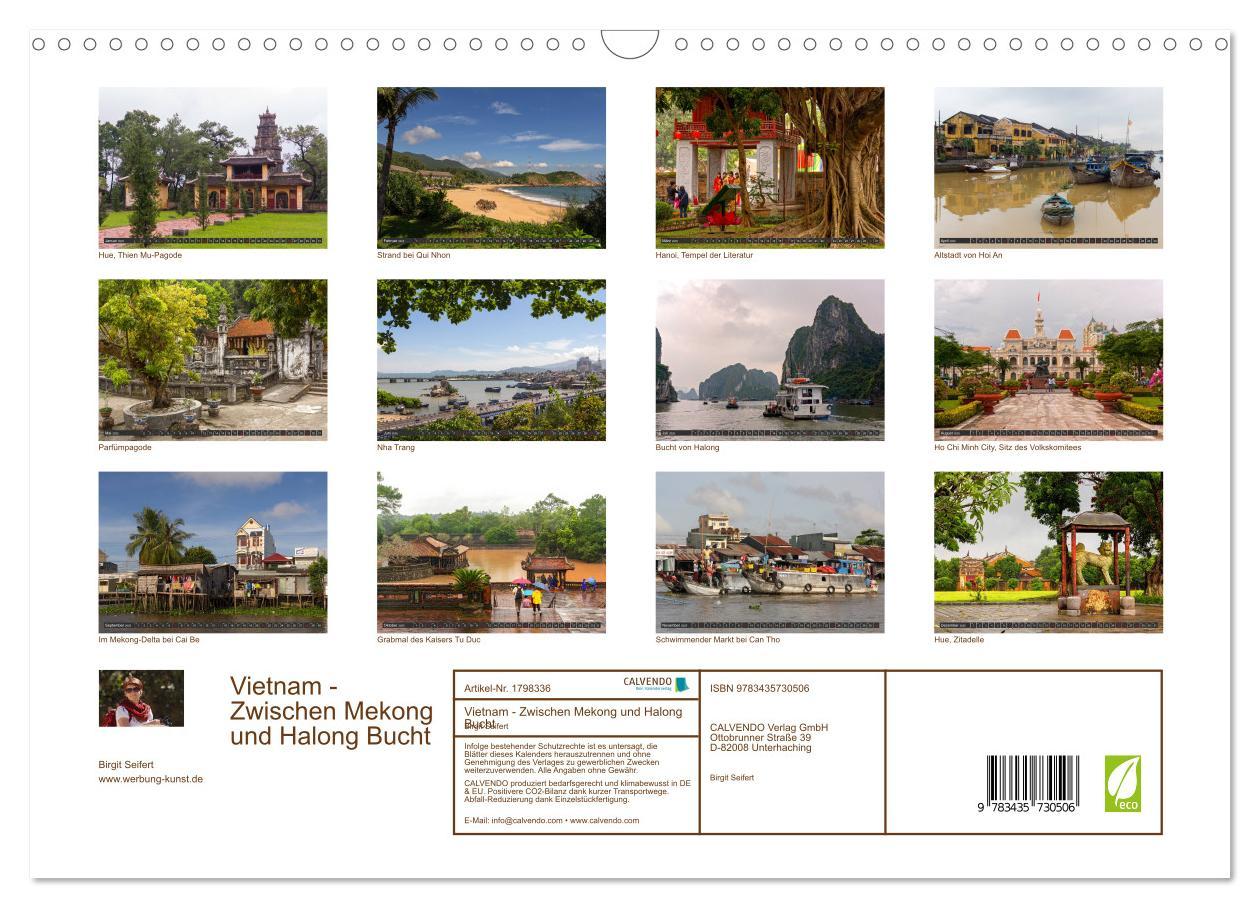 Bild: 9783435730506 | Vietnam - Zwischen Mekong und Halong Bucht (Wandkalender 2025 DIN...