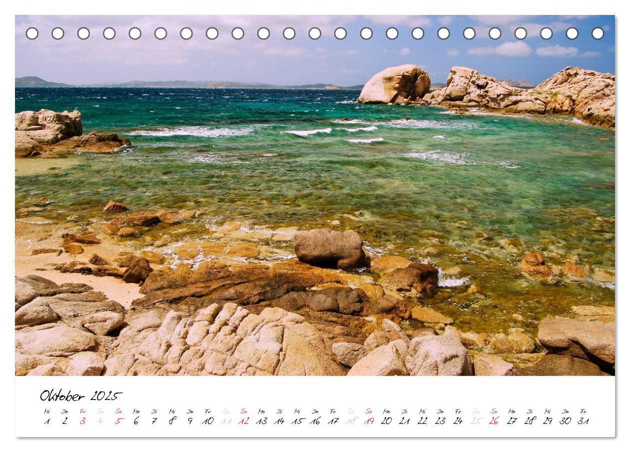 Bild: 9783435815197 | SMARAGDENSCHATZ - SARDINIEN (Tischkalender 2025 DIN A5 quer),...