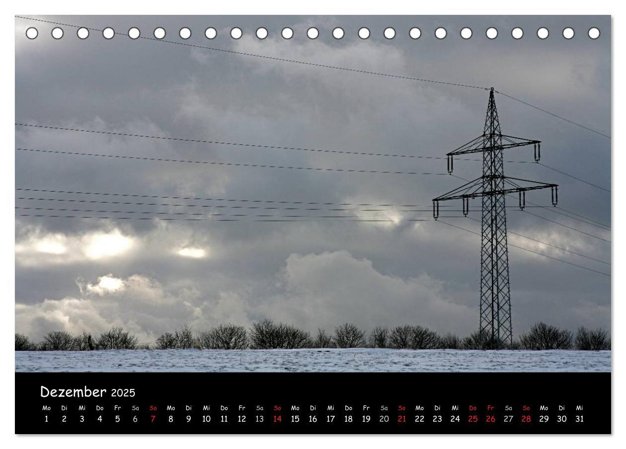 Bild: 9783435768639 | Unter Strom (Tischkalender 2025 DIN A5 quer), CALVENDO Monatskalender