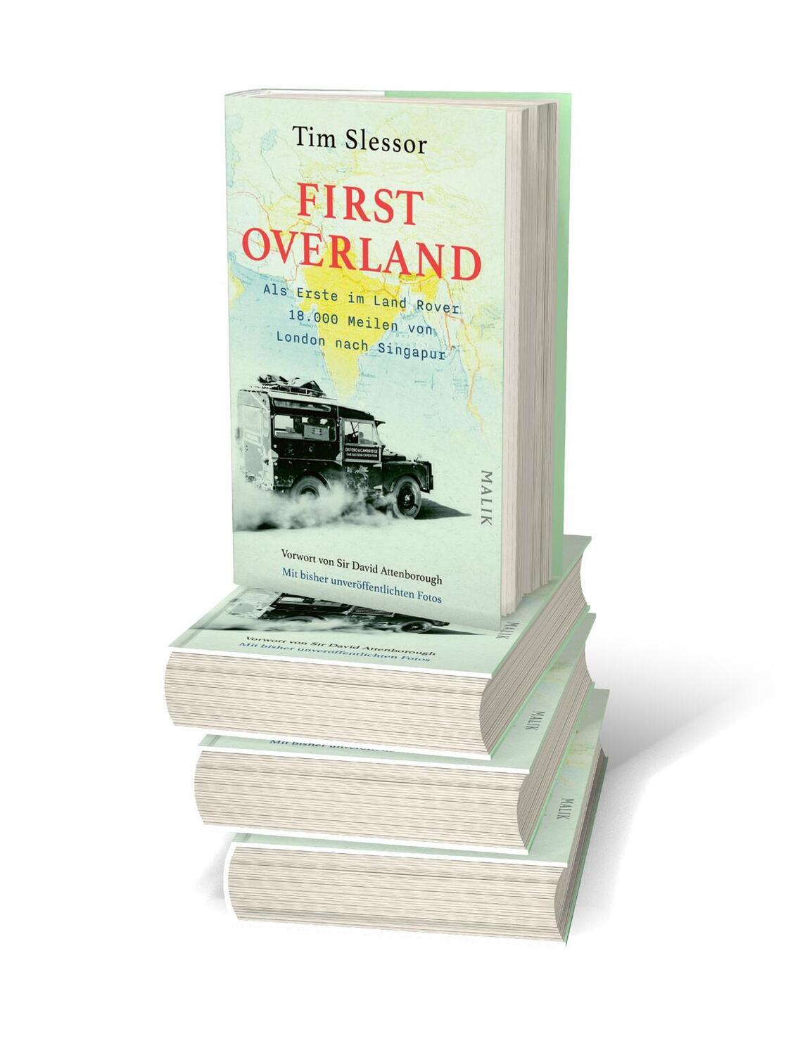 Bild: 9783890295787 | First Overland. Als Erste im Land Rover 18.000 Meilen von London...