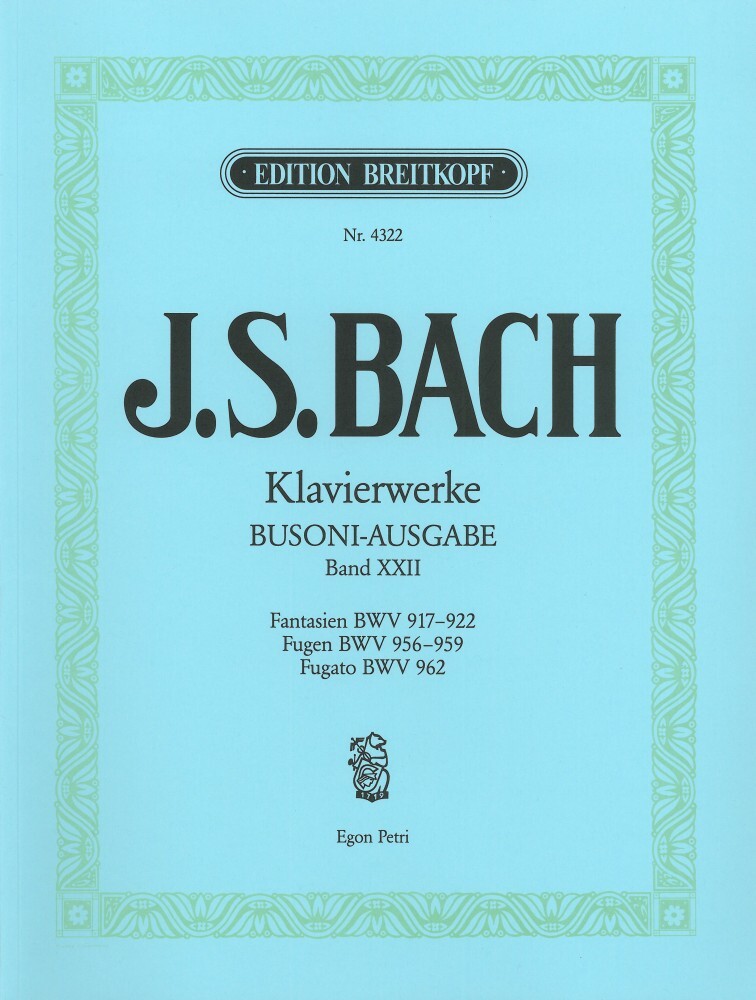 Cover: 9790004162767 | Fantasien und Fugen | Johann Sebastian Bach | Buch | EAN 9790004162767