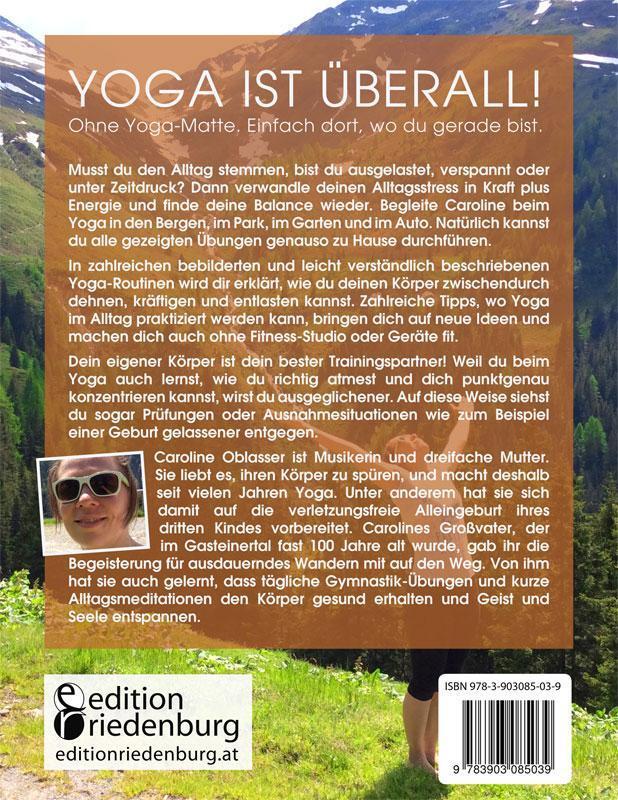 Rückseite: 9783903085039 | FREE YOGA Jederzeit an jedem Ort - 50 Yoga-Routinen ohne Matte | Buch