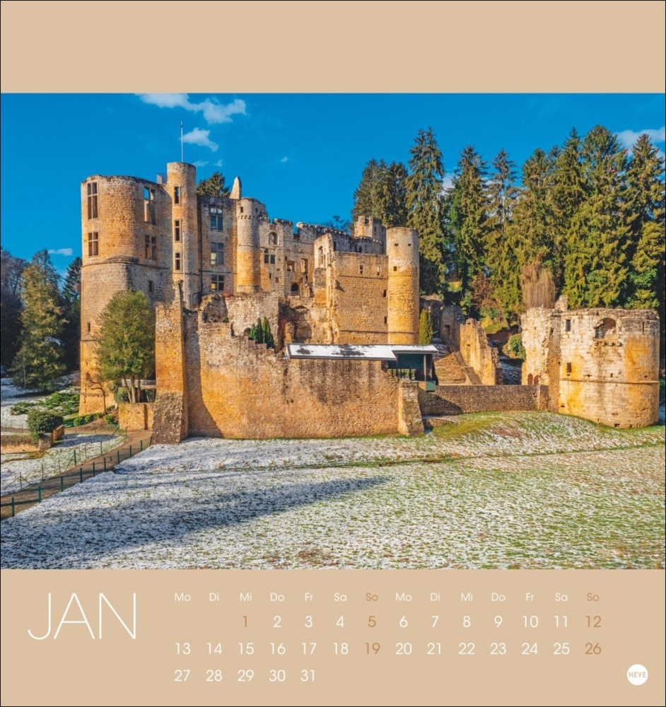 Bild: 9783756408696 | Luxemburg Postkartenkalender 2025 | Kalender | Spiralbindung | 13 S.