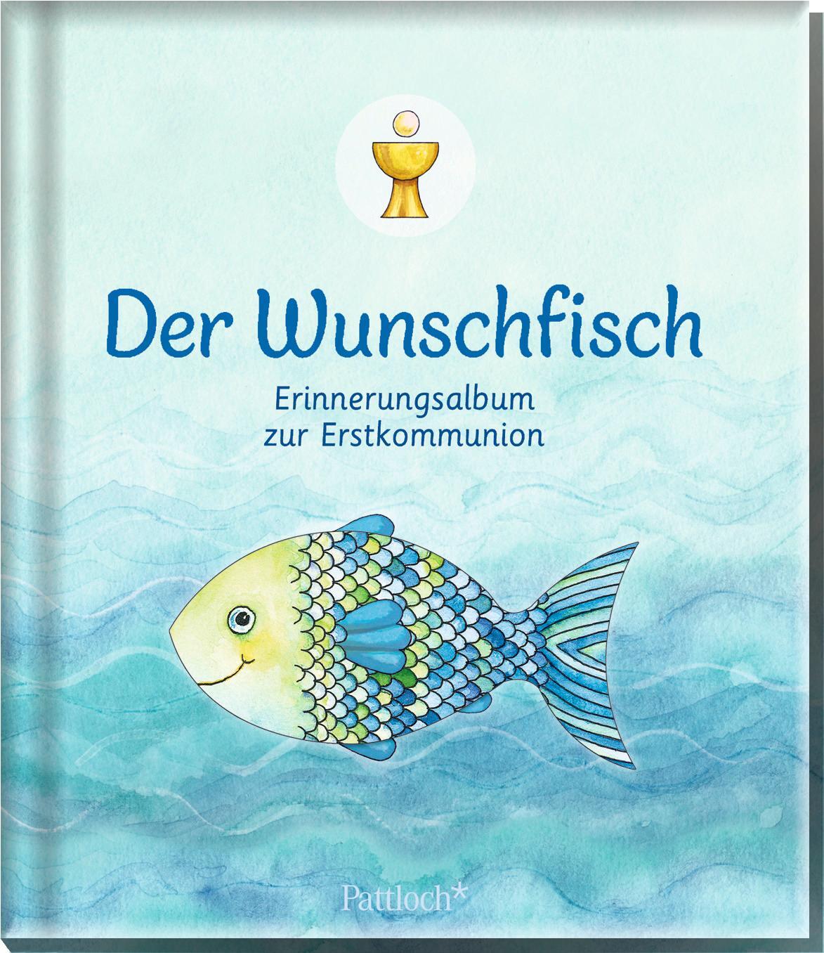 Cover: 4260308348440 | Der Wunschfisch | Erinnerungsalbum zur Erstkommunion | Notizbuch