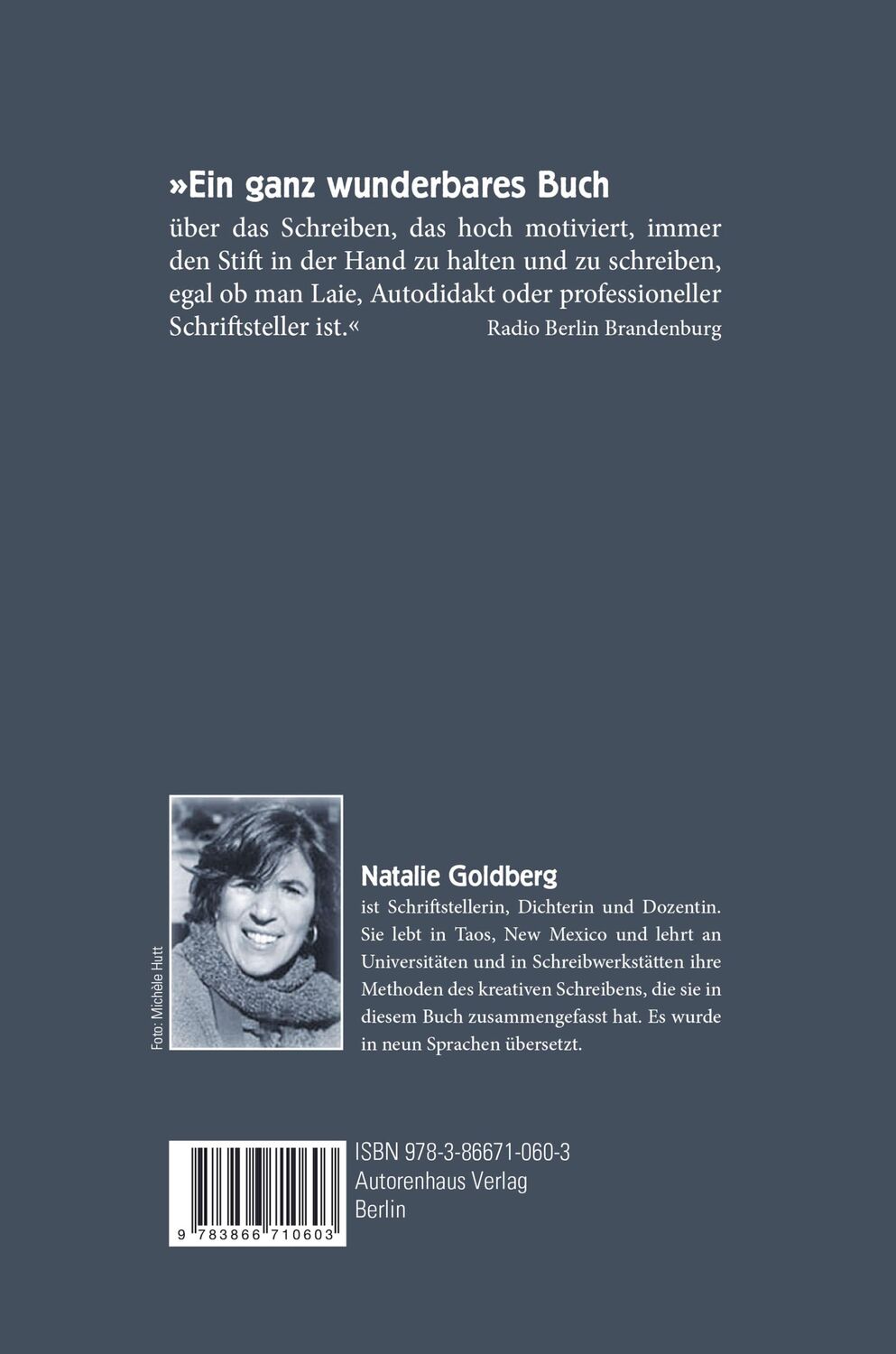 Rückseite: 9783866710603 | Schreiben in Cafés | Natalie Goldberg | Buch | 199 S. | Deutsch | 2017