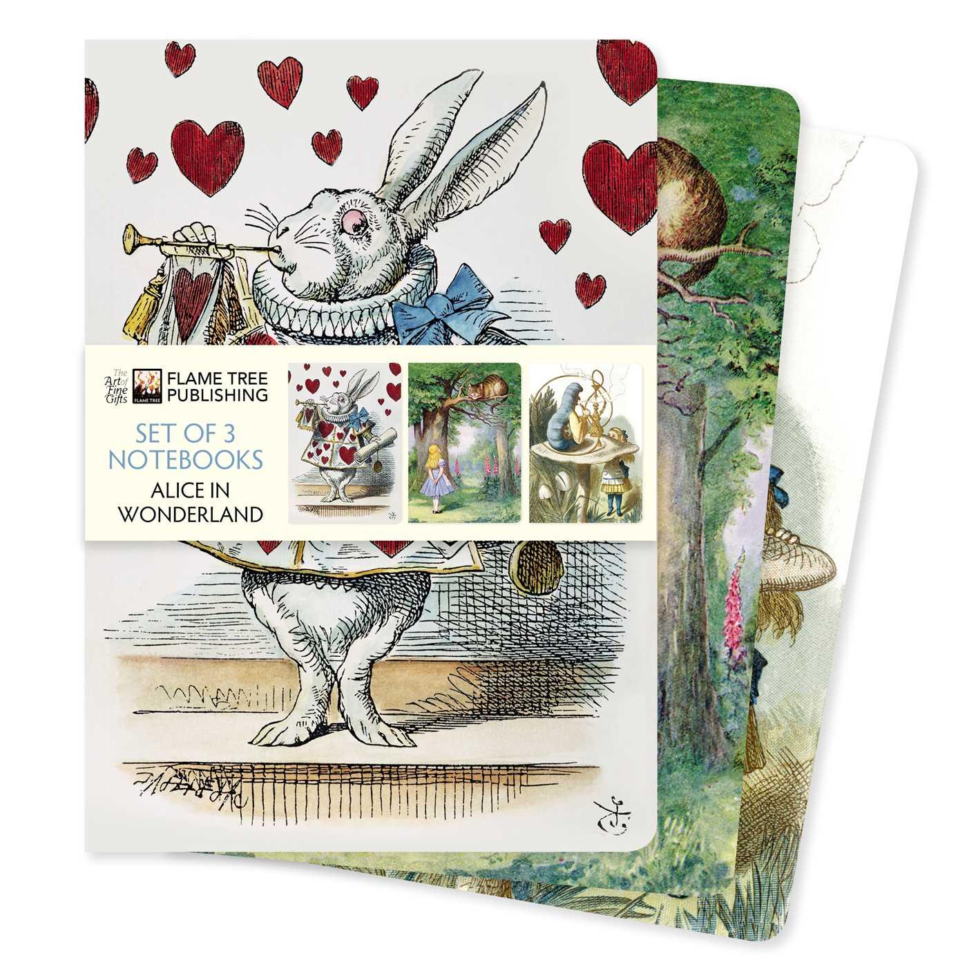 Cover: 9781804176818 | Alice in Wonderland Set of 3 Standard Notebooks | Publishing | Buch