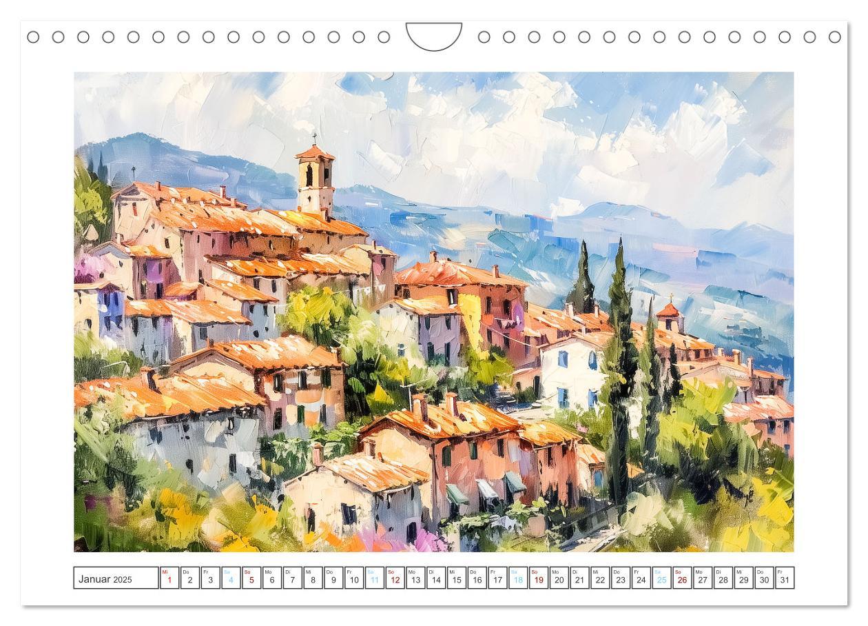 Bild: 9783383809620 | Mediterrane Landschaften (Wandkalender 2025 DIN A4 quer), CALVENDO...