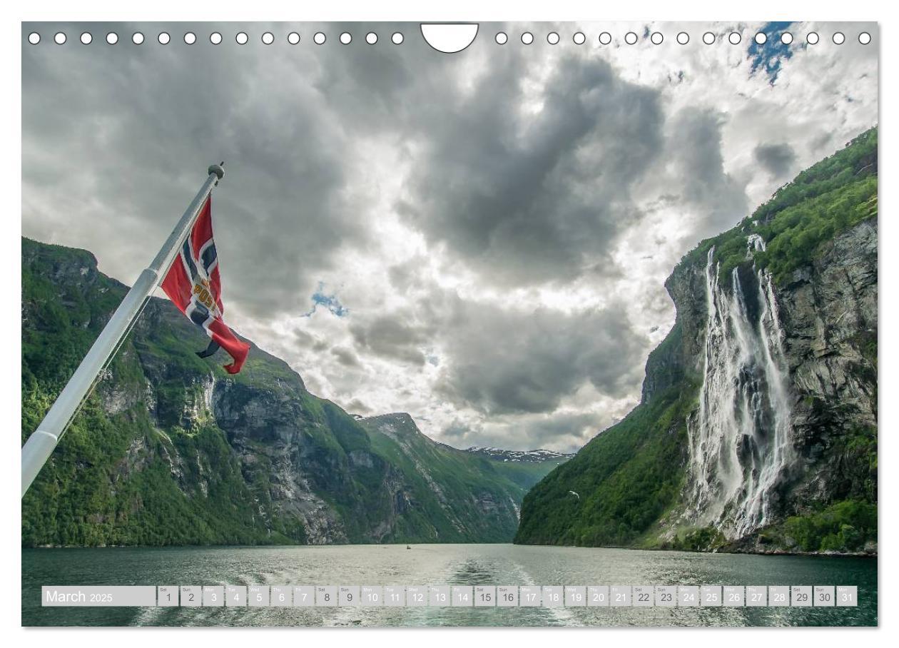 Bild: 9781325994991 | Norway / UK-Version (Wall Calendar 2025 DIN A4 landscape), CALVENDO...