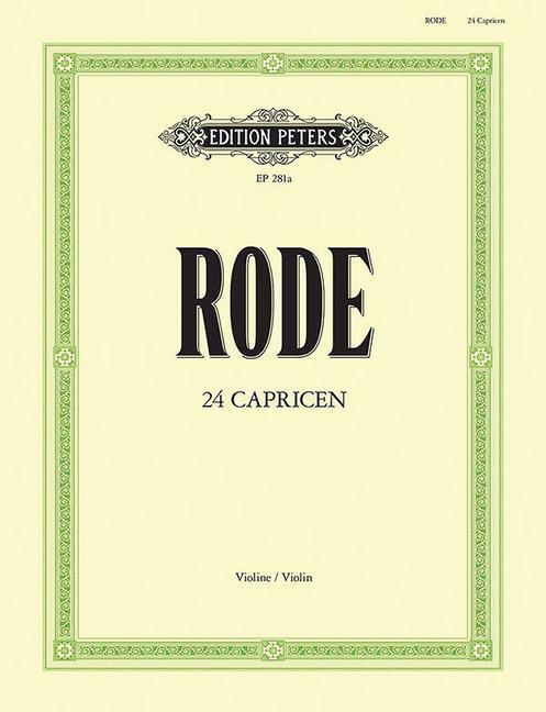 Cover: 9790014003623 | 24 Caprices für Violine solo | Pierre Rode | Taschenbuch | Buch | 2018