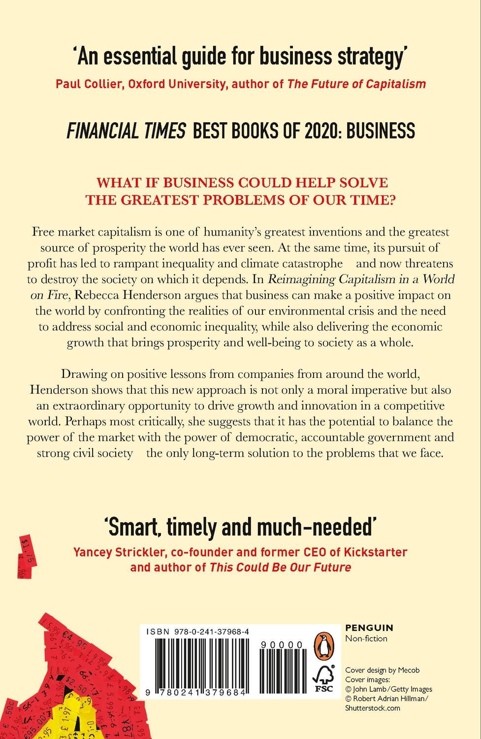Rückseite: 9780241379684 | Reimagining Capitalism in a World on Fire | Rebecca Henderson | Buch