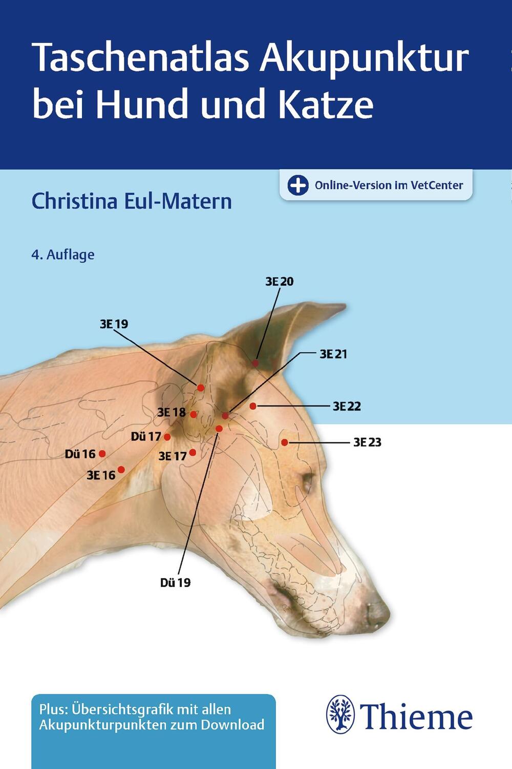 Cover: 9783132447585 | Taschenatlas Akupunktur bei Hund und Katze | Christina Eul-Matern