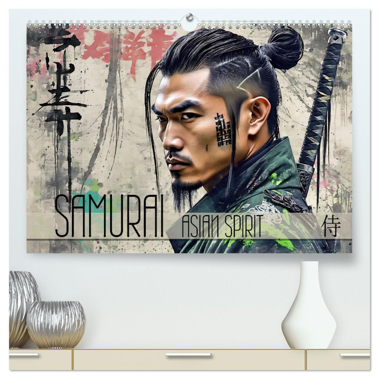 Cover: 9783457169100 | Samurai - Asian Spirit (hochwertiger Premium Wandkalender 2025 DIN...