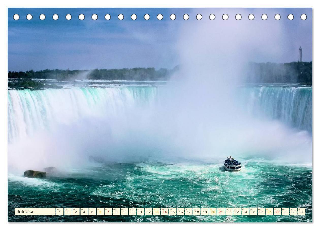 Bild: 9783383352720 | Niagarafälle - American Falls und Horseshoe Fall (Tischkalender...
